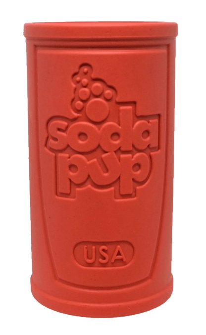 SP Retro Soda Can Durable Rubber Chew Toy and Treat Dispenser