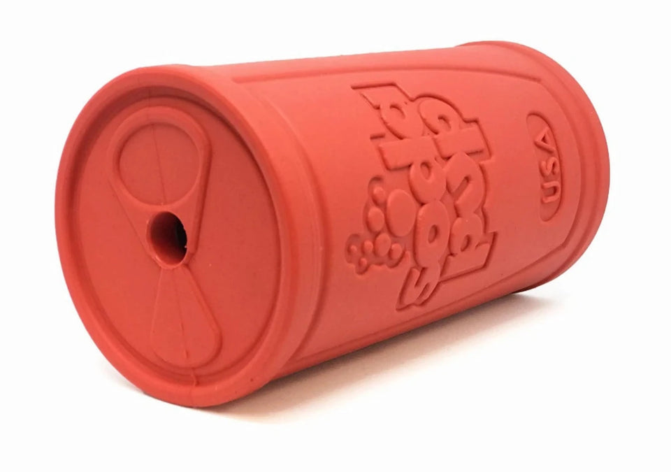 SP Retro Soda Can Durable Rubber Chew Dog Toy and Treat Dispenser - Pets Perfect