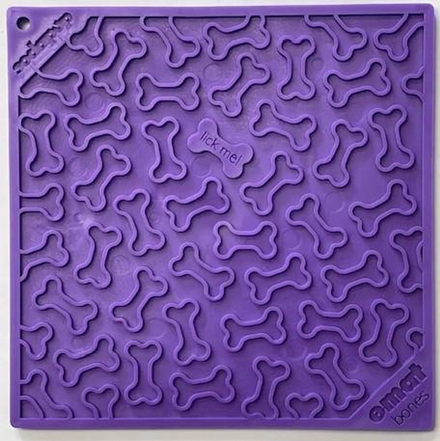 SodaPup Bones Design eMat Enrichment Lick Mat | 8 Inch