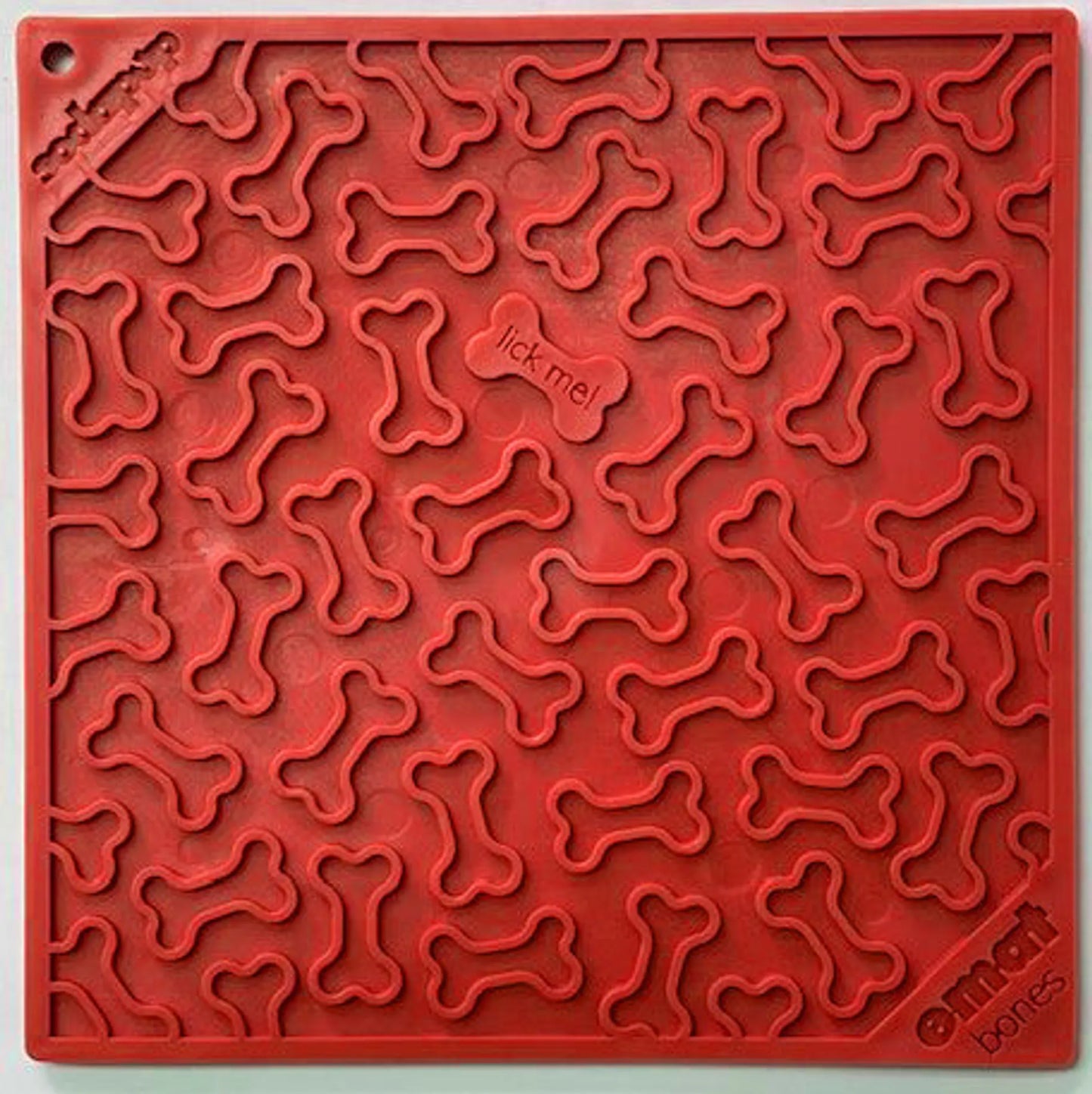 SodaPup Bones Design eMat Enrichment Lick Mat | 8 Inch