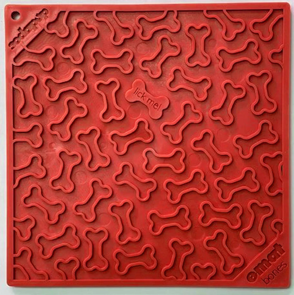 SodaPup Bones Design eMat Enrichment Lick Mat, 8 in, view 3