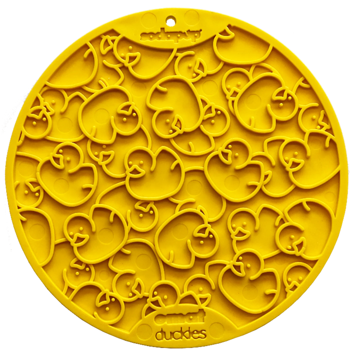 Duckies Design eMat Enrichment Lick Mat With Suction Cups - Pets Perfect
