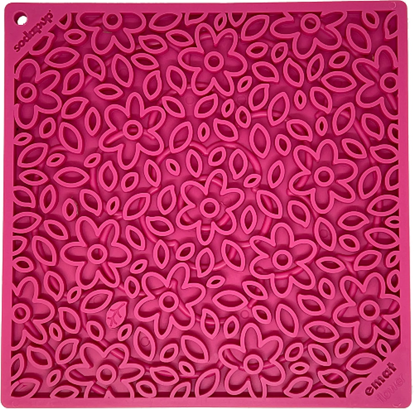 Flower Power Design eMat Enrichment Lick Mat - Pets Perfect