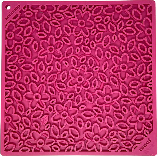 Flower Power Design eMat Enrichment Lick Mat - Pets Perfect