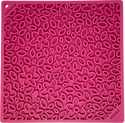 Flower Power Design eMat Enrichment Lick Mat - Pets Perfect