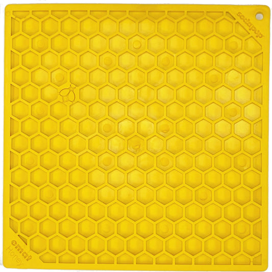 SodaPup Honeycomb Design eMat Enrichment Lick Mat | Small and Large