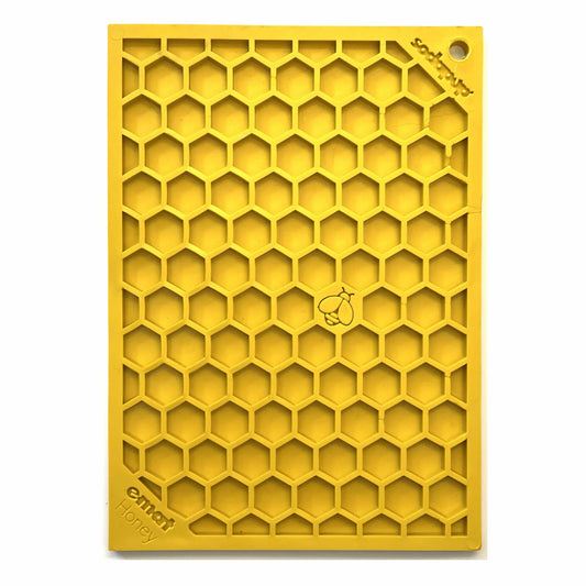 Honeycomb Design Emat Enrichment Lick Mat - Pets Perfect