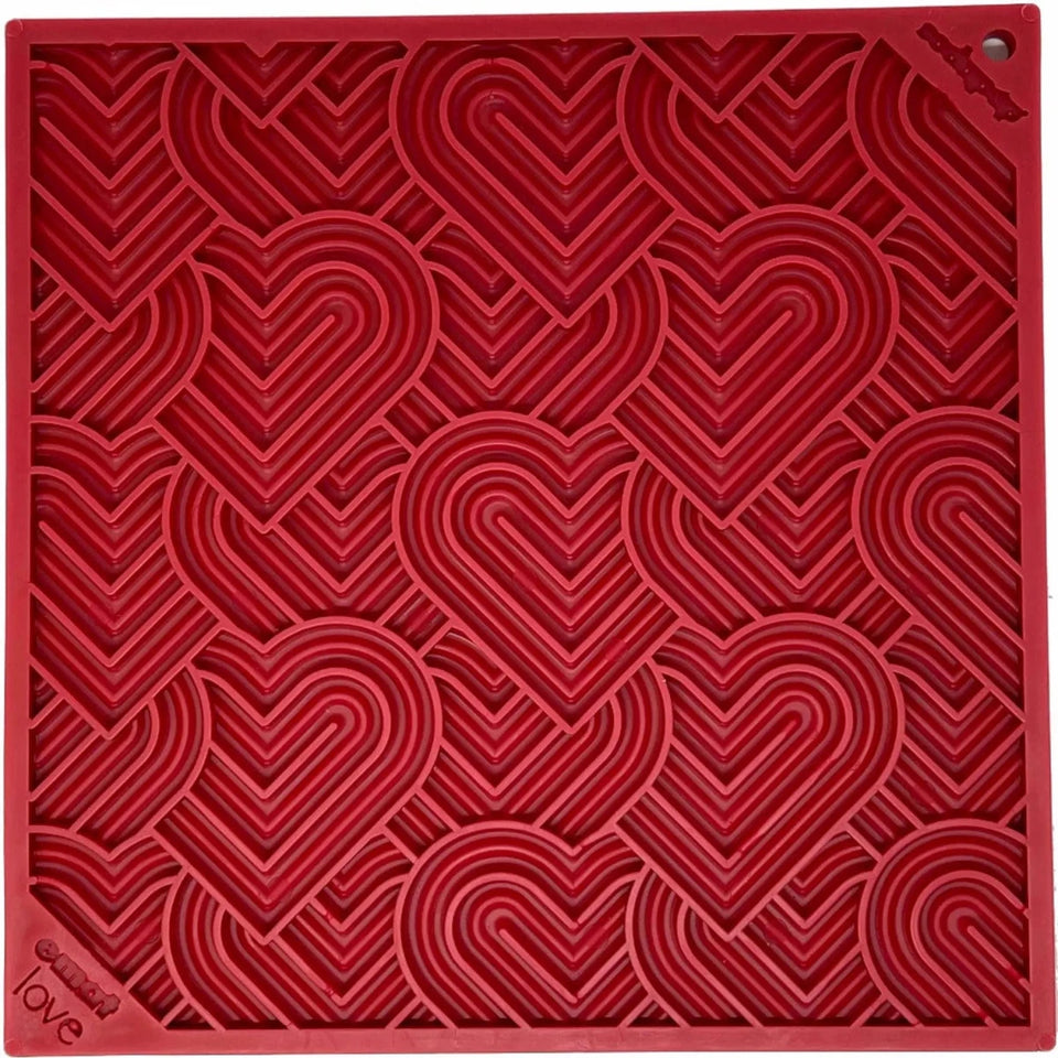 SodaPup Heart Design Love eMat Enrichment Lick Mat, Small and Large, view 3