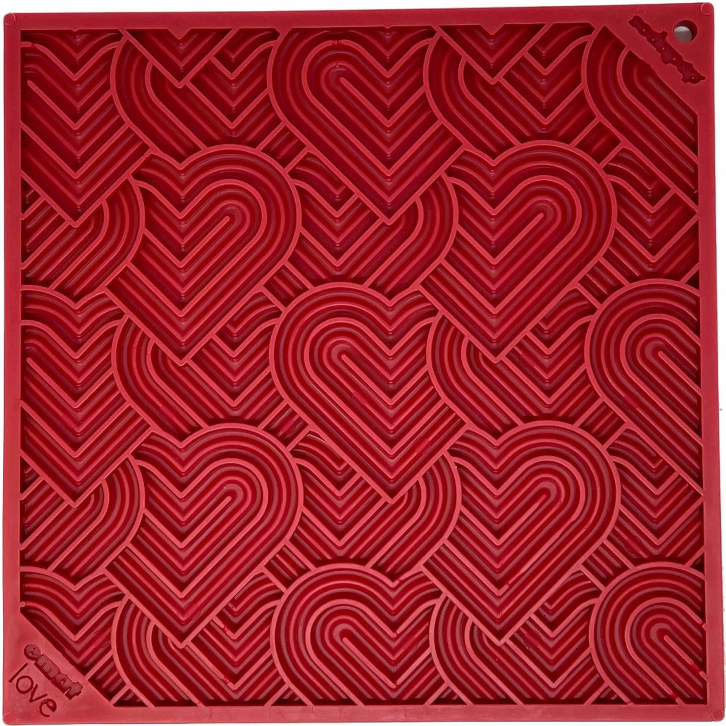 Heart Design "Love" eMat Enrichment Lick Mat - Pets Perfect