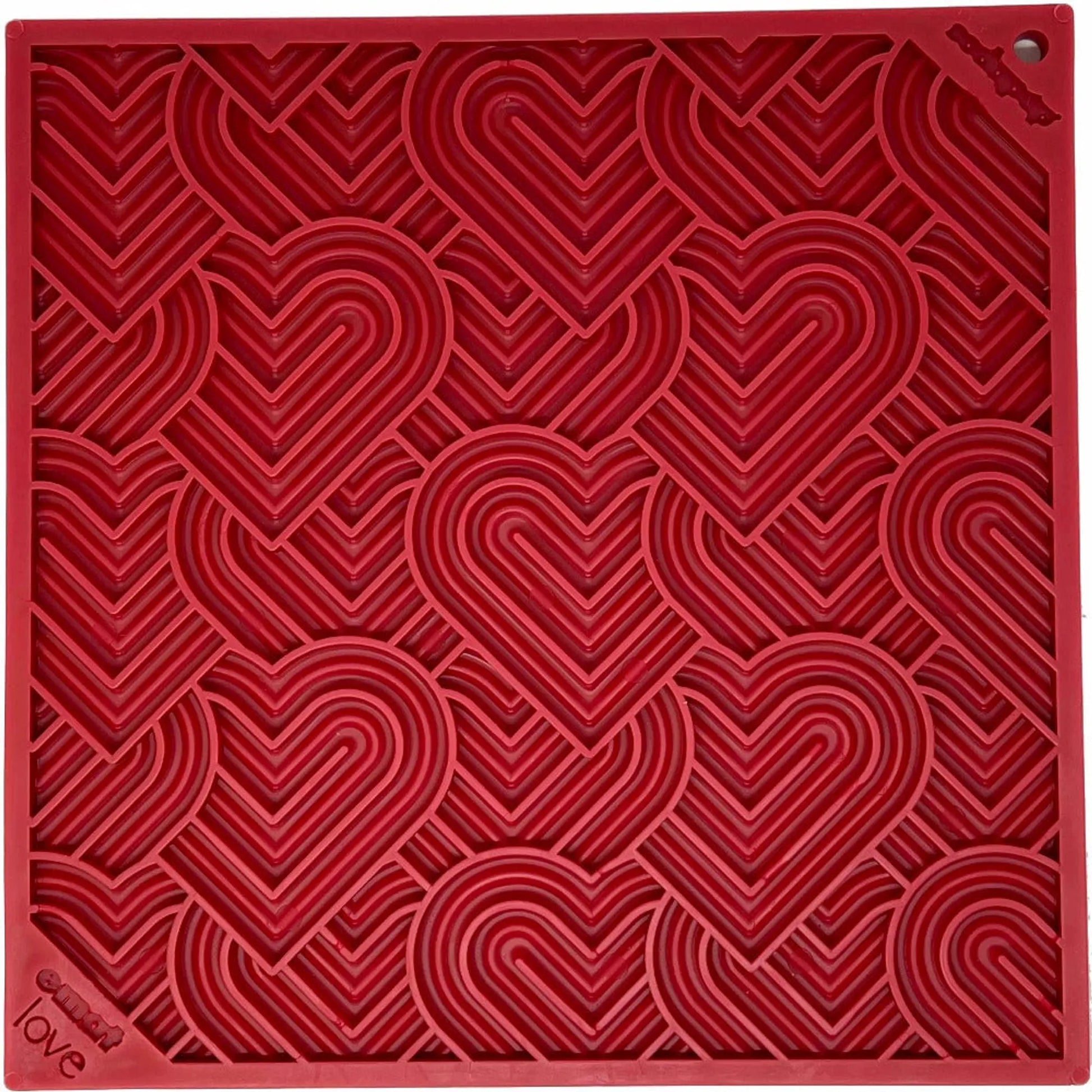 Heart Design "Love" eMat Enrichment Lick Mat - Pets Perfect