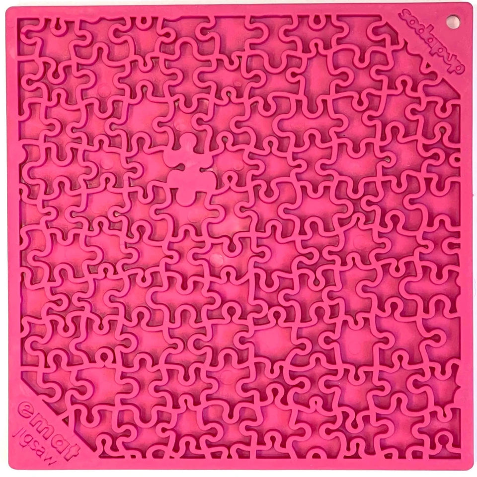 SodaPup Jigsaw Design eMat Enrichment Lick Mat, 8 in, view 6
