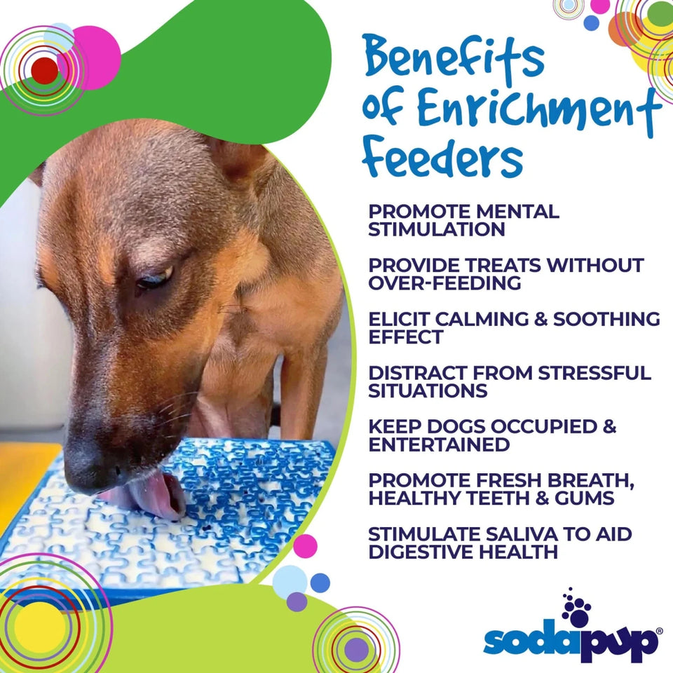 SodaPup Jigsaw Design eMat Enrichment Lick Mat, 8 in, view 9