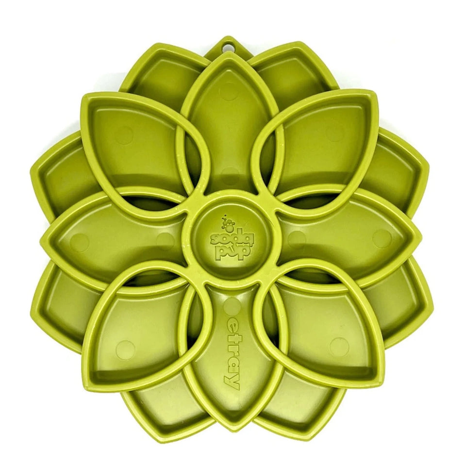 SodaPup Mandala Design eTray Enrichment Slow-Feeder Tray, 8 in, Yellow/1, view 4