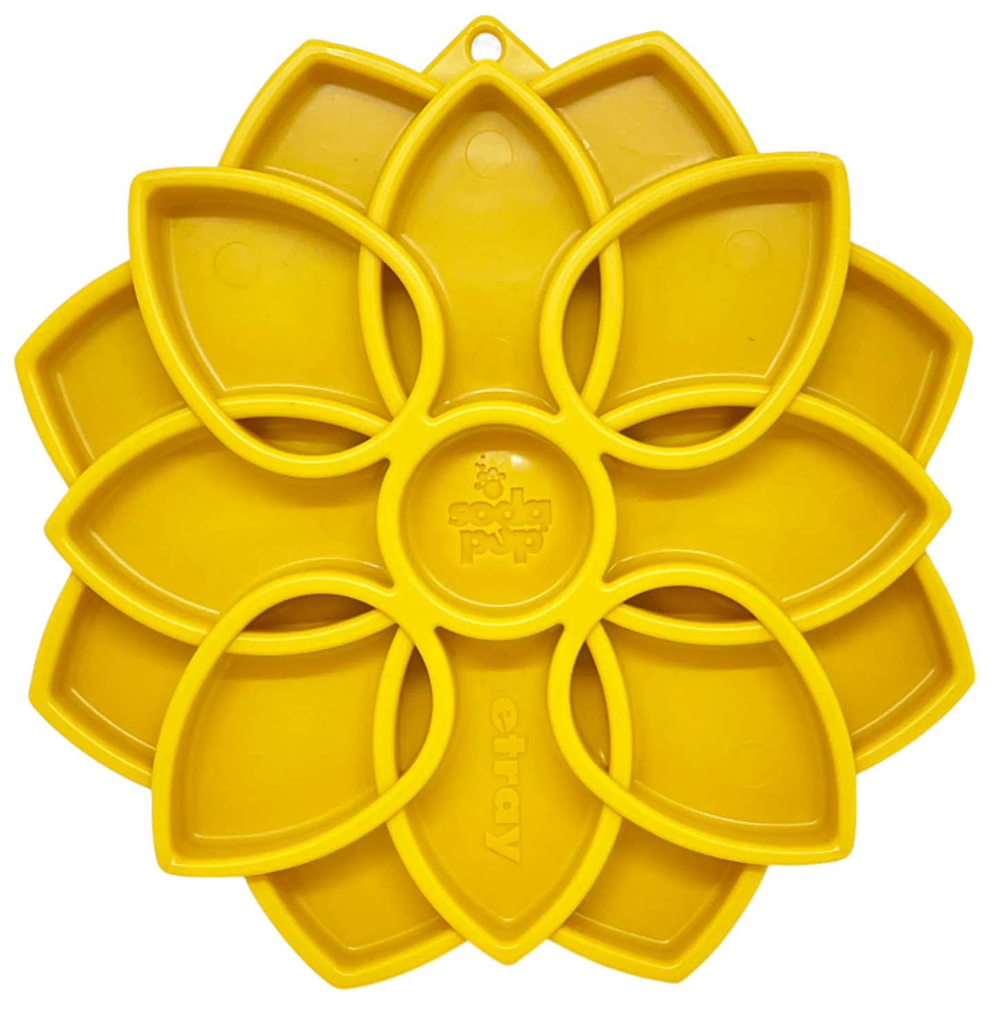 SodaPup Mandala Design eTray Enrichment Slow Feeder Tray | 8 Inch