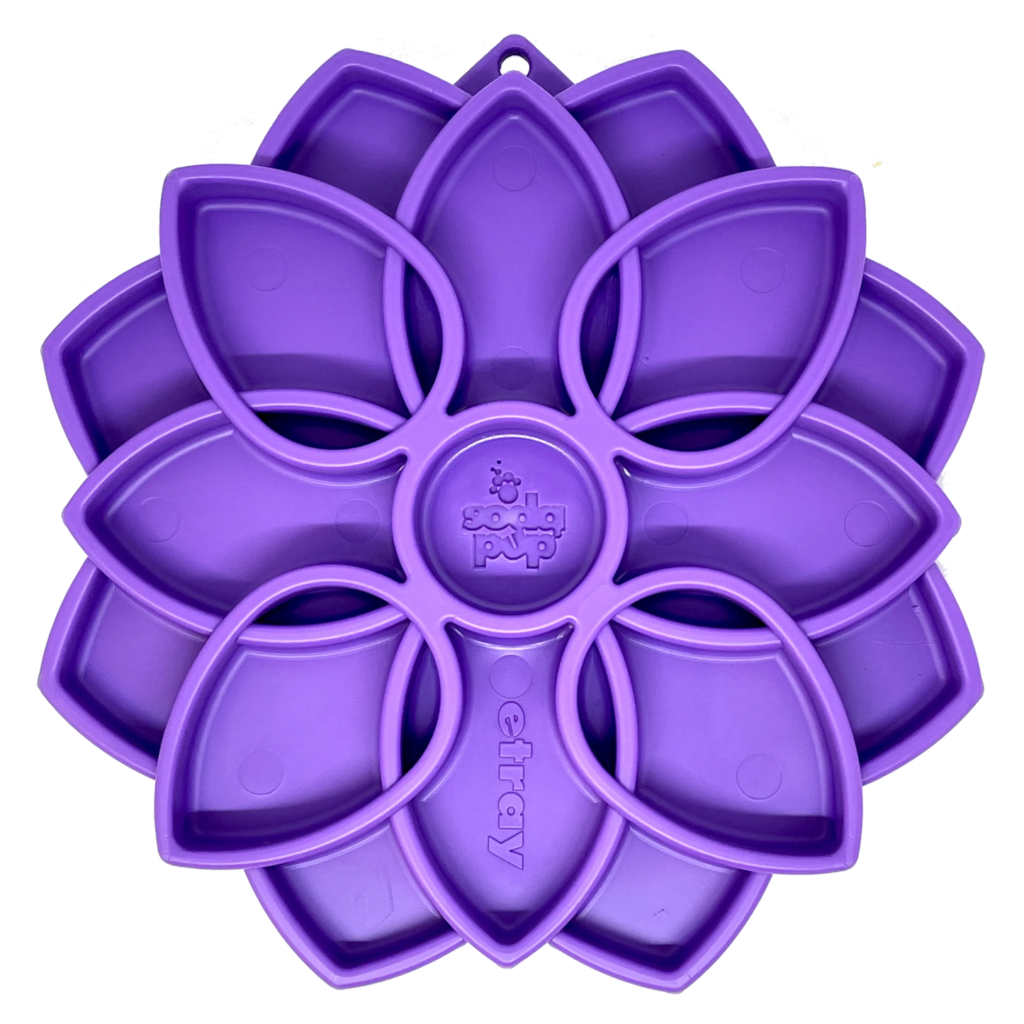 SodaPup Mandala Design eTray Enrichment Slow Feeder Tray | 8 Inch