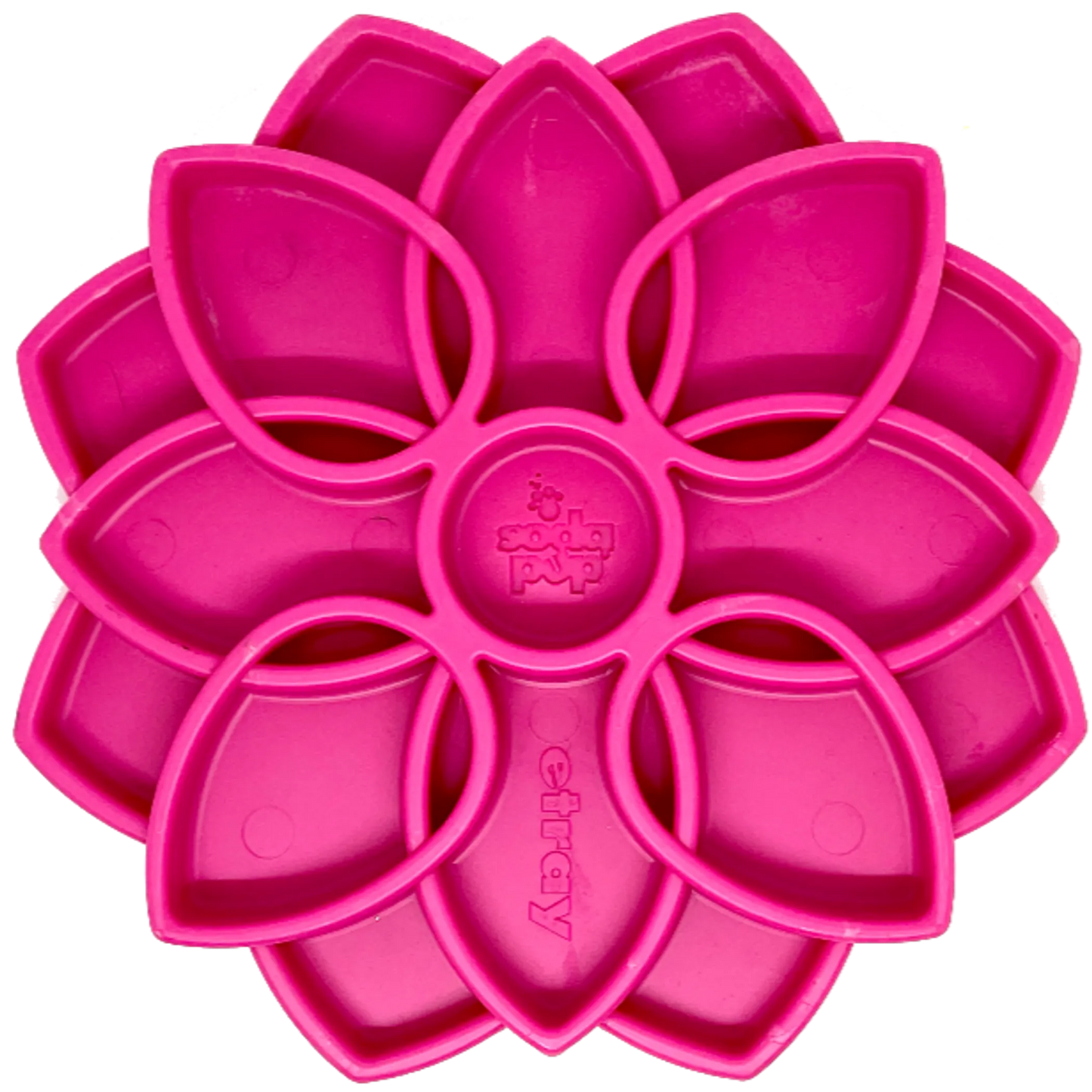 SodaPup Mandala Design eTray Enrichment Slow Feeder Tray | 8 Inch