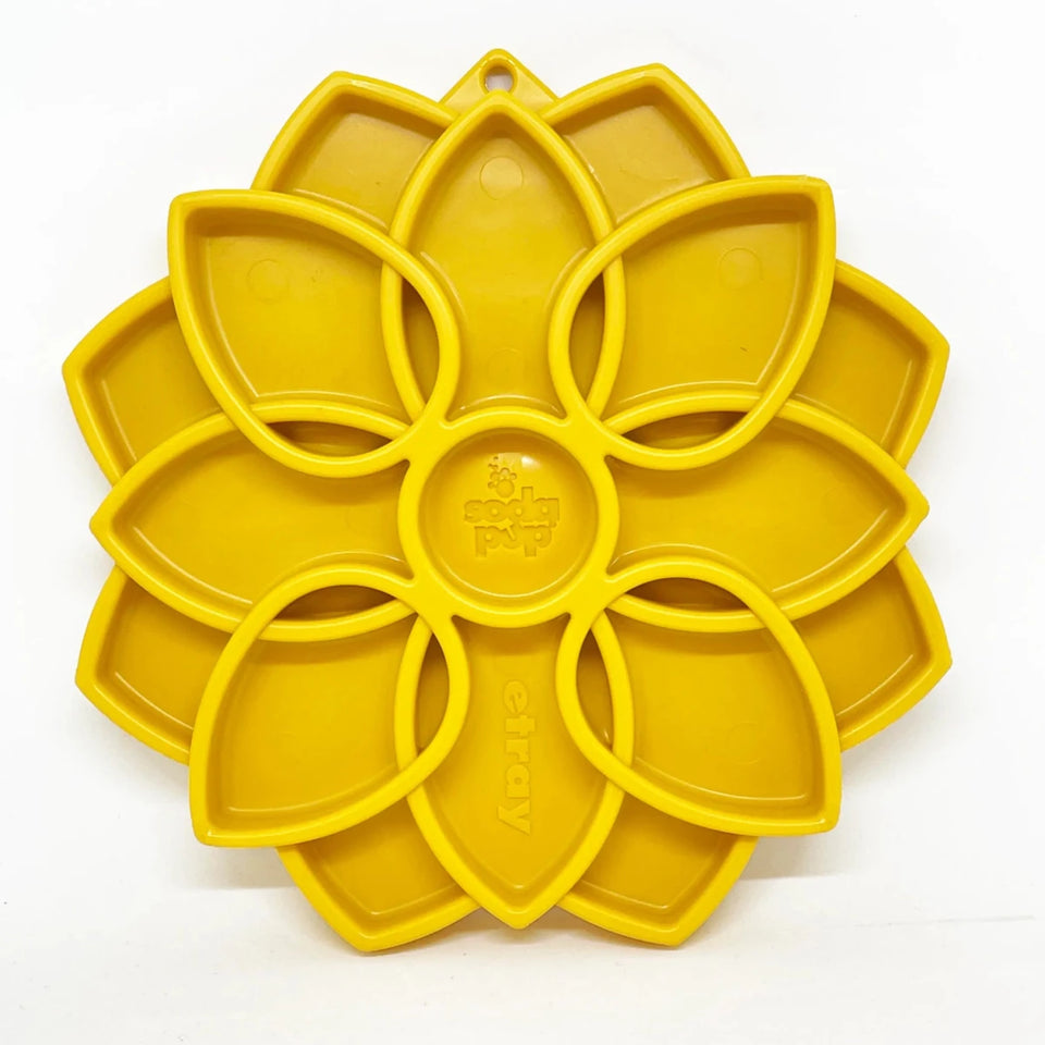 SodaPup Mandala Design eTray Enrichment Slow-Feeder Tray, 8 in, view 5