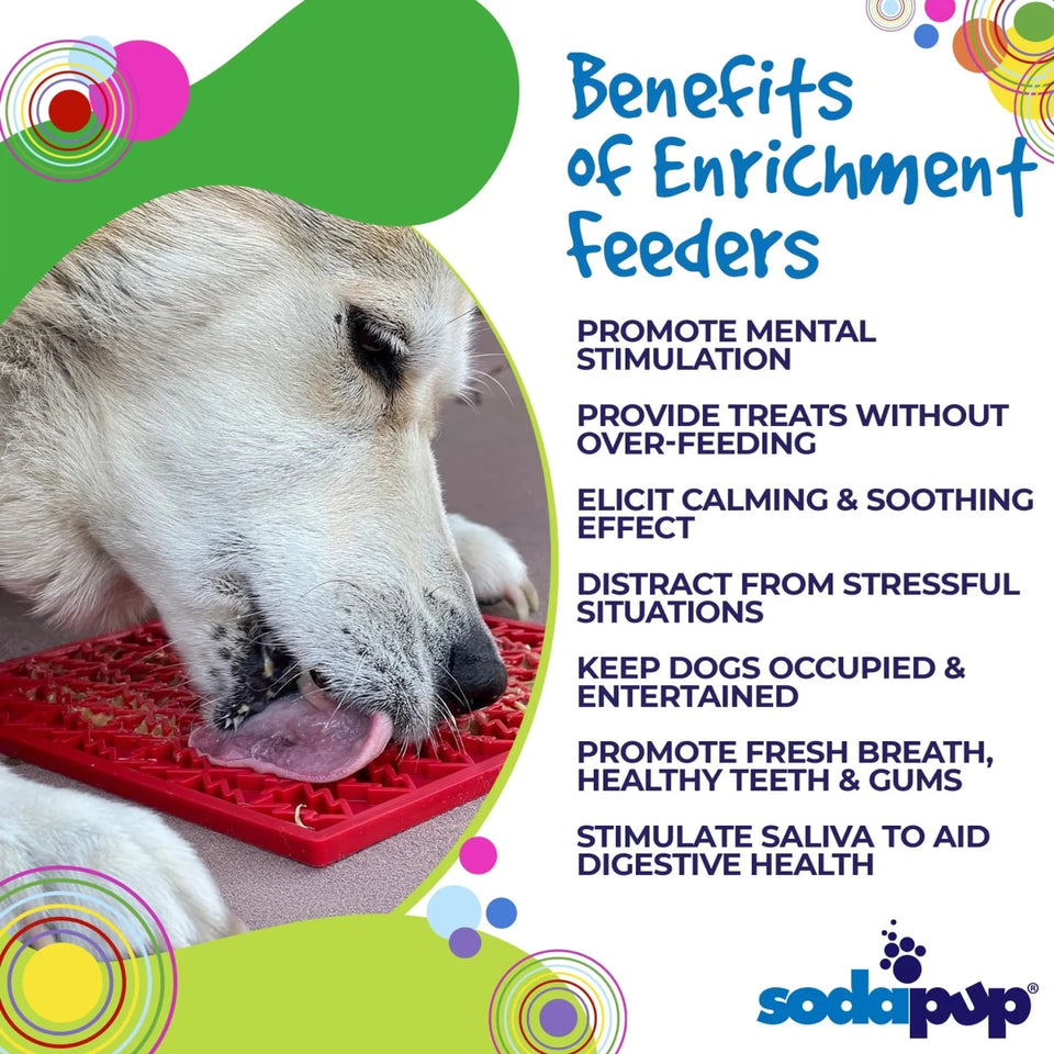 Tree Design "Peace" eMat Enrichment Lick Mat - Pets Perfect
