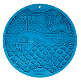 Whale Design eMat Enrichment Lick Mat With Suction Cups - Pets Perfect