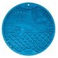 Whale Design eMat Enrichment Lick Mat With Suction Cups - Pets Perfect