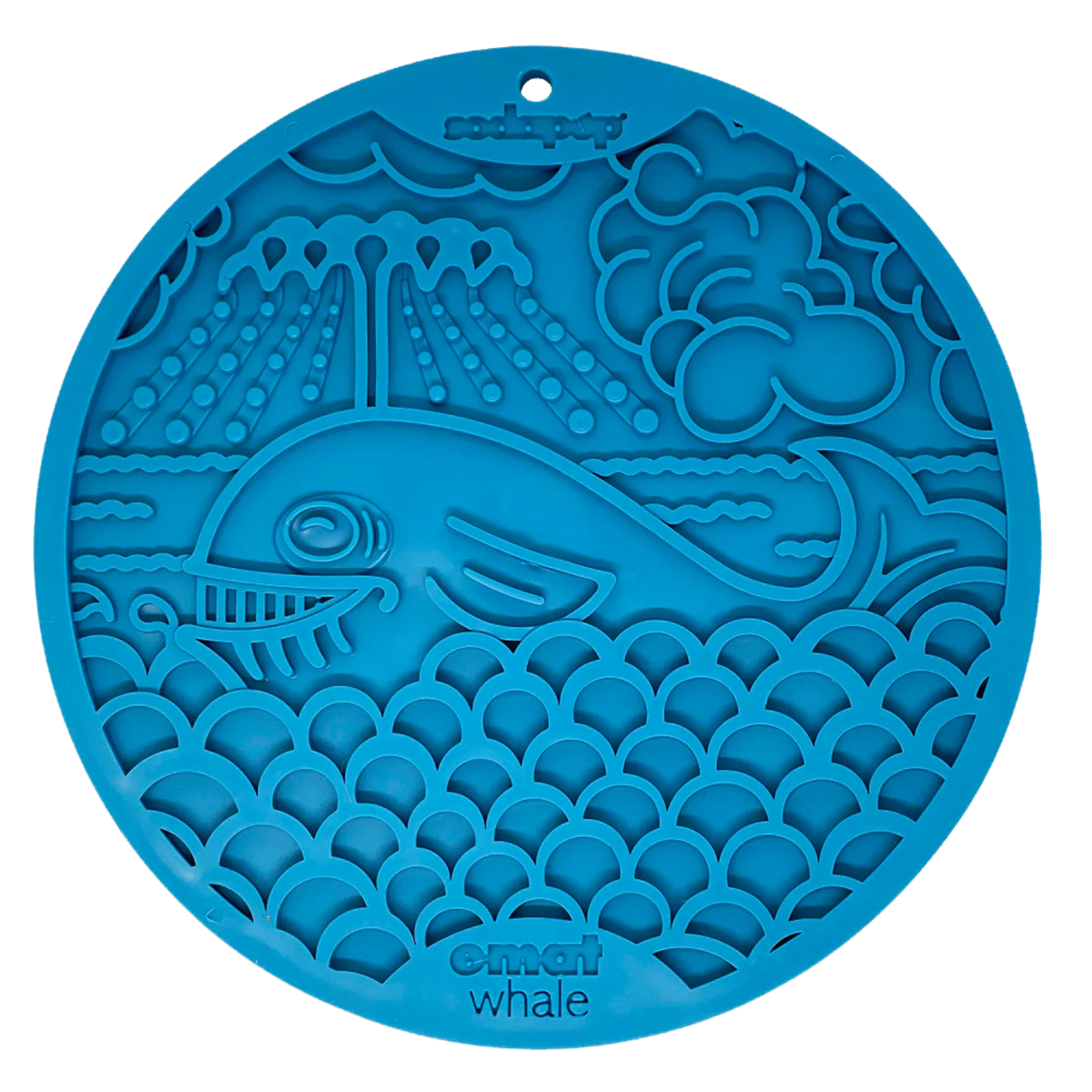 Whale Design eMat Enrichment Lick Mat With Suction Cups - Pets Perfect