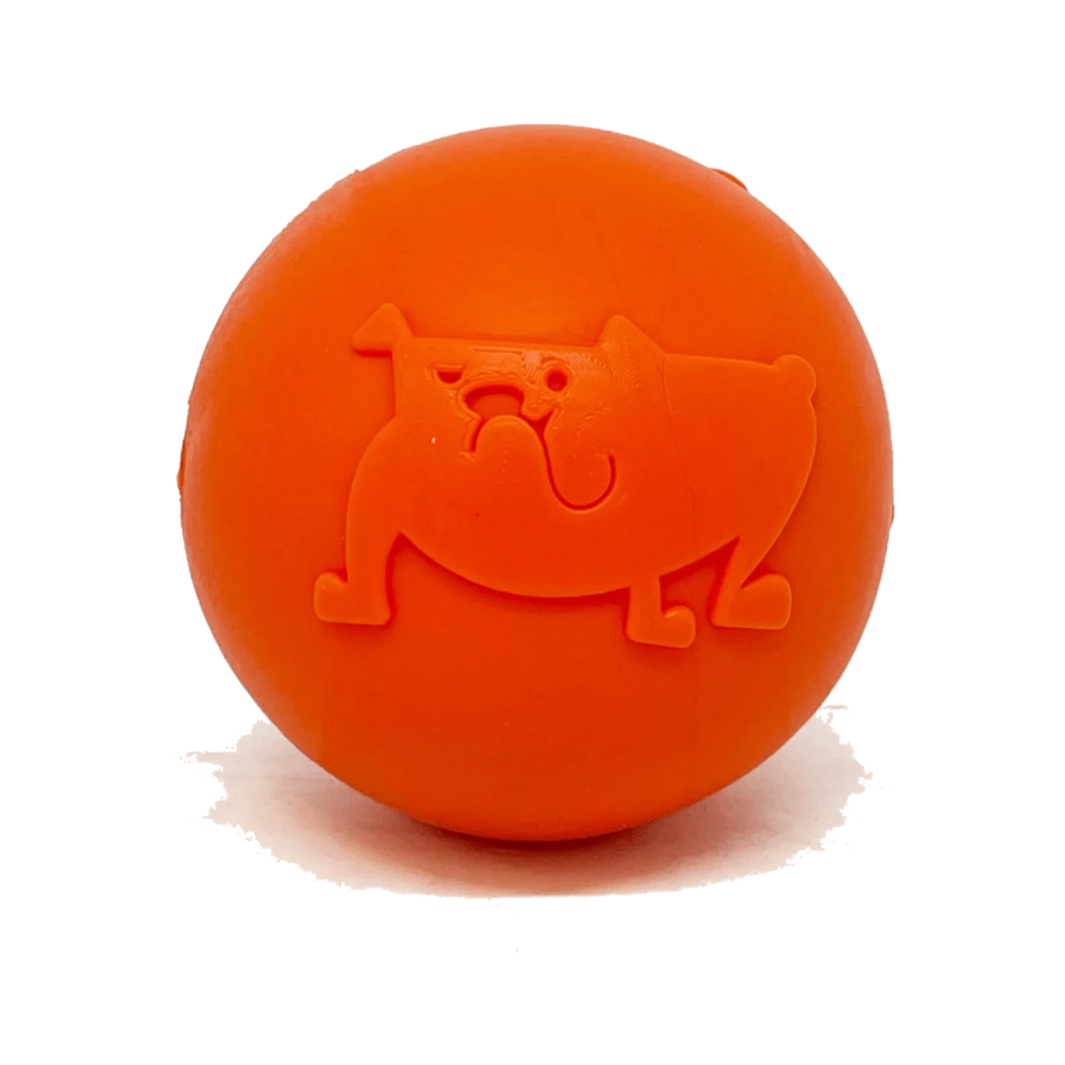SP Smile Ball Ultra Durable Synthetic Rubber Chew Dog Toy & Floating Retrieving Toy - Pets Perfect