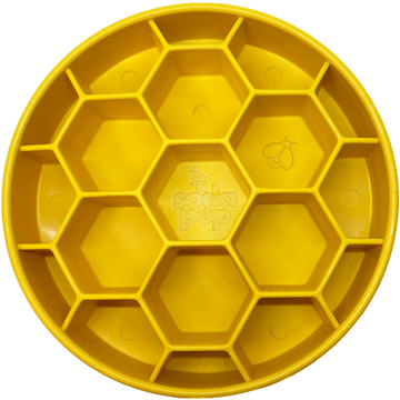 Honeycomb Design eBowl Enrichment Slow Feeder Bowl for Dogs