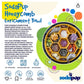 SodaPup Honeycomb eBowl Enrichment Slow Feeder Dog Bowl | 8 Inch