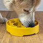 Honeycomb Design eBowl Enrichment Slow Feeder Bowl for Dogs - Pets Perfect
