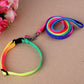 Rainbow Round Rope Dog Leash - Lightweight Nylon Leash for Small Dogs & Cats - Pets Perfect
