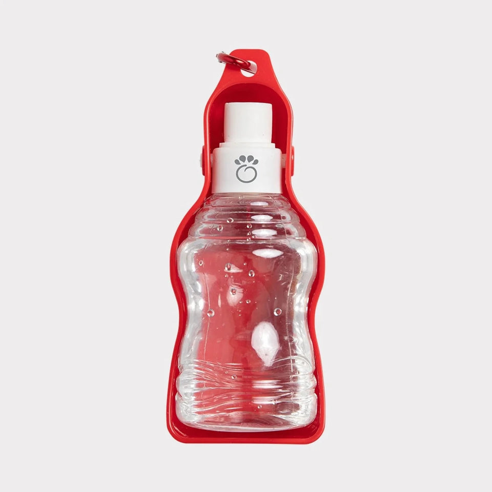 GF Pet Water Bottle with Foldout Bowl, Yellow/1, view 3