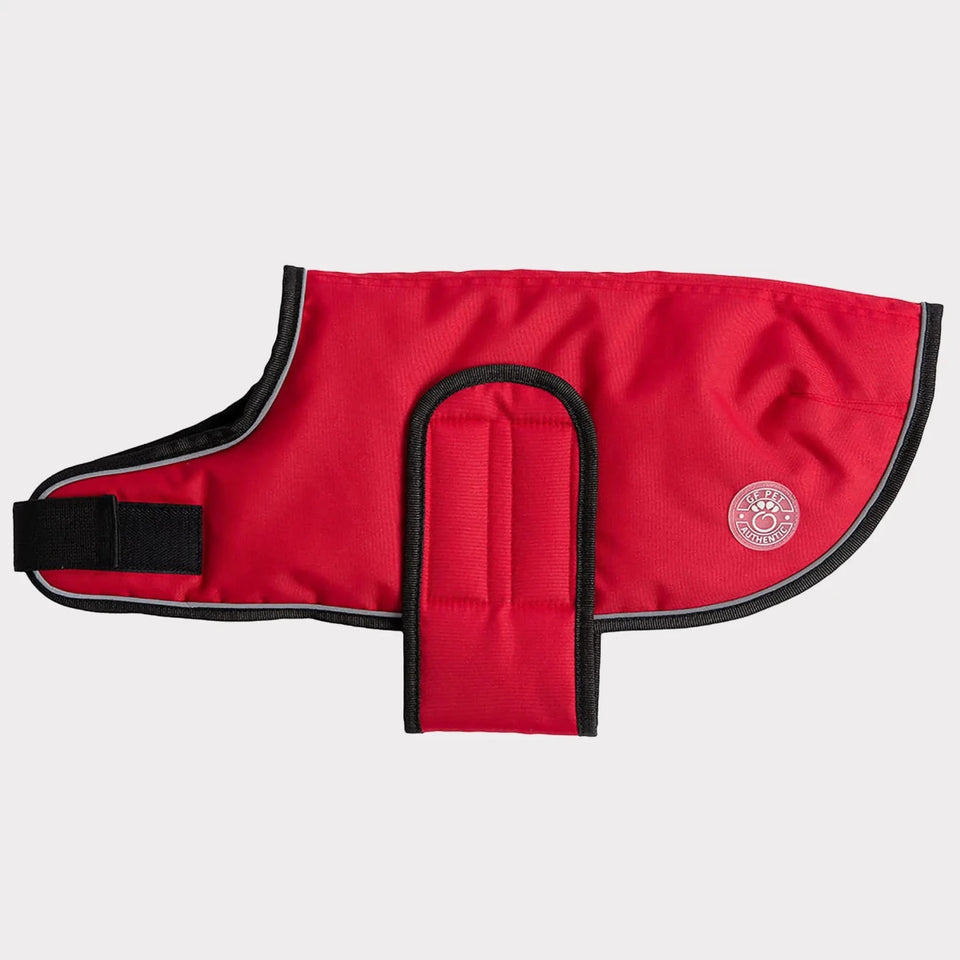 GF Pet Waterproof Dog Blanket Jacket - Polar Fleece Lined Coat, Red/LARGE, view 10