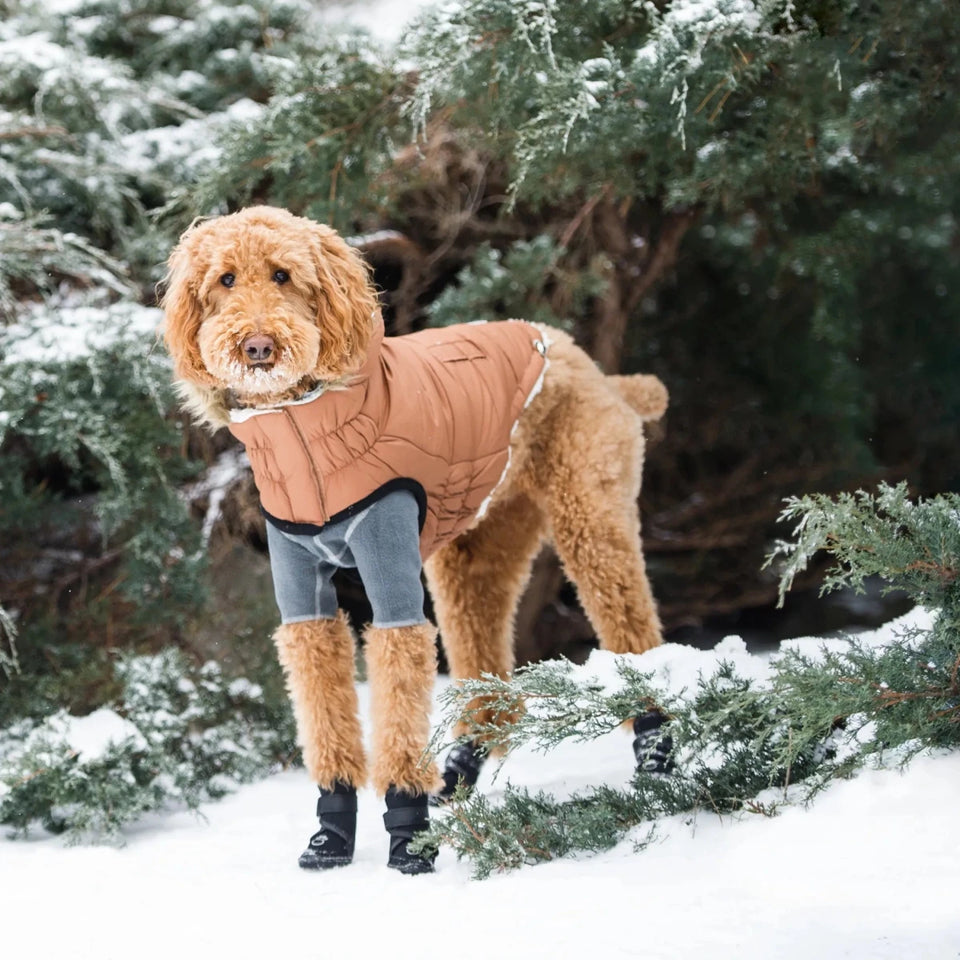 GF Pet ElastoFit Urban Dog Parka - Sherpa Lined Dog Coat, view 23