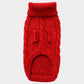 GF Pet Chalet Dog Sweater - Cable Knit Turtleneck