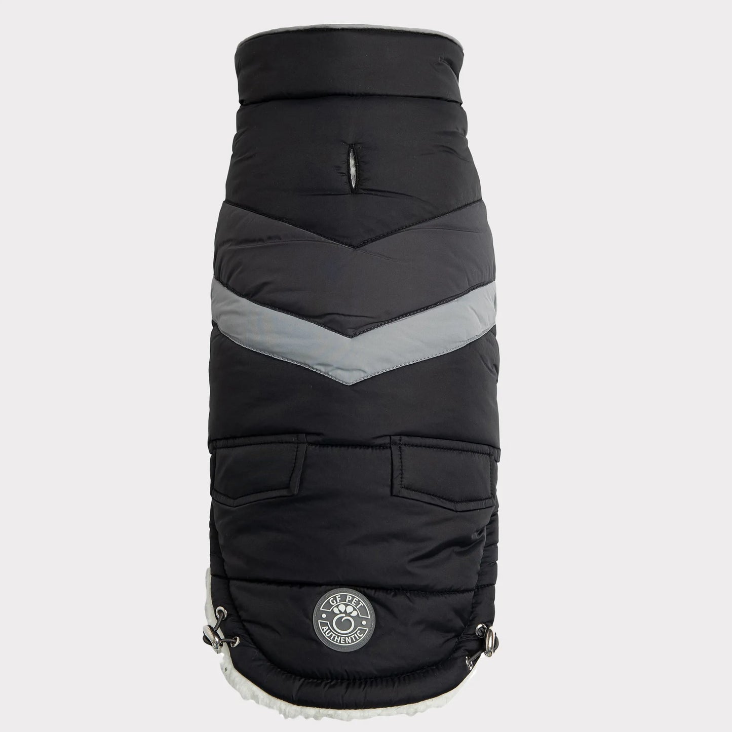 GF Pet Alpine Puffer - Retro Sherpa Lined Dog Coat