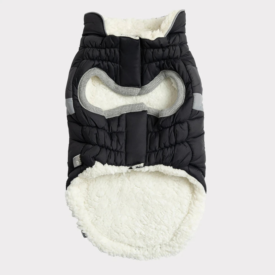 GF Pet Alpine Puffer - Retro Sherpa Lined Dog Coat, view 40
