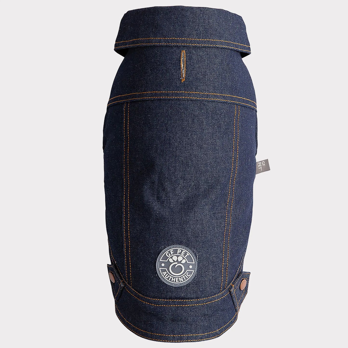 GF Pet Elasto-Fit Denim Dog Jacket with Sherpa Lining