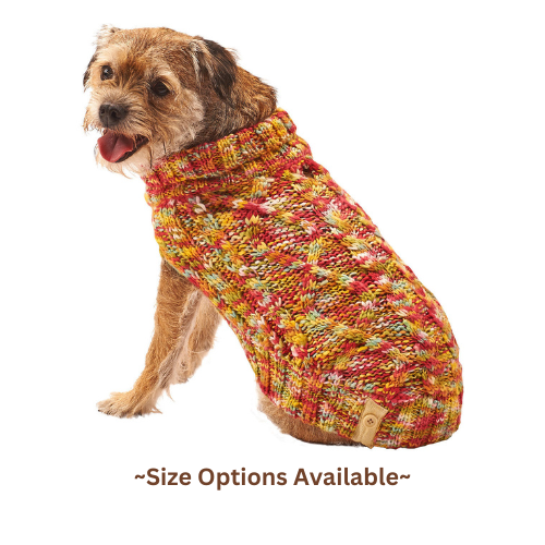 Ethical Pet Lookin' Good! Multi Crochet Dog Sweater - Small (10"-14") - Apparel