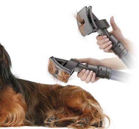 FurBuster Pro Vacuum Grooming Brush - Pet Hair Remover Attachment for Dogs - Pets Perfect