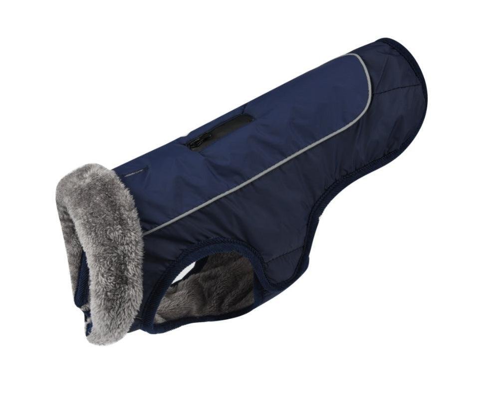 Ultimate Warmth Reflective Dog Coat - Winter Safety Jacket with Fur Collar - Pets Perfect