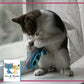 Doc and Phoebe The Hunting Snacker Cat Feeder Black - Blue 3.5in - Pets Perfect