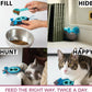 Doc & Phoebe Indoor Hunting Cat Feeder Blue, Gray 1ea/3 pk - Pets Perfect