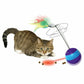 Spot Spin About 2.0 with Sound Electronic Laser Cat Toy White; Red One Size - Pets Perfect