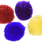Spot Wool Pom Poms Cat Toy with Catnip Assorted 1.5 in 4 Pack - Pets Perfect