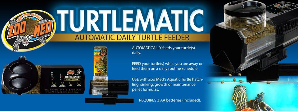 Zoo Med Turtlematic Automatic Daily Turtle Feeder Black