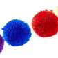 Spot Wool Pom Poms Cat Toy with Catnip Assorted 1.5 in 4 Pack - Pets Perfect