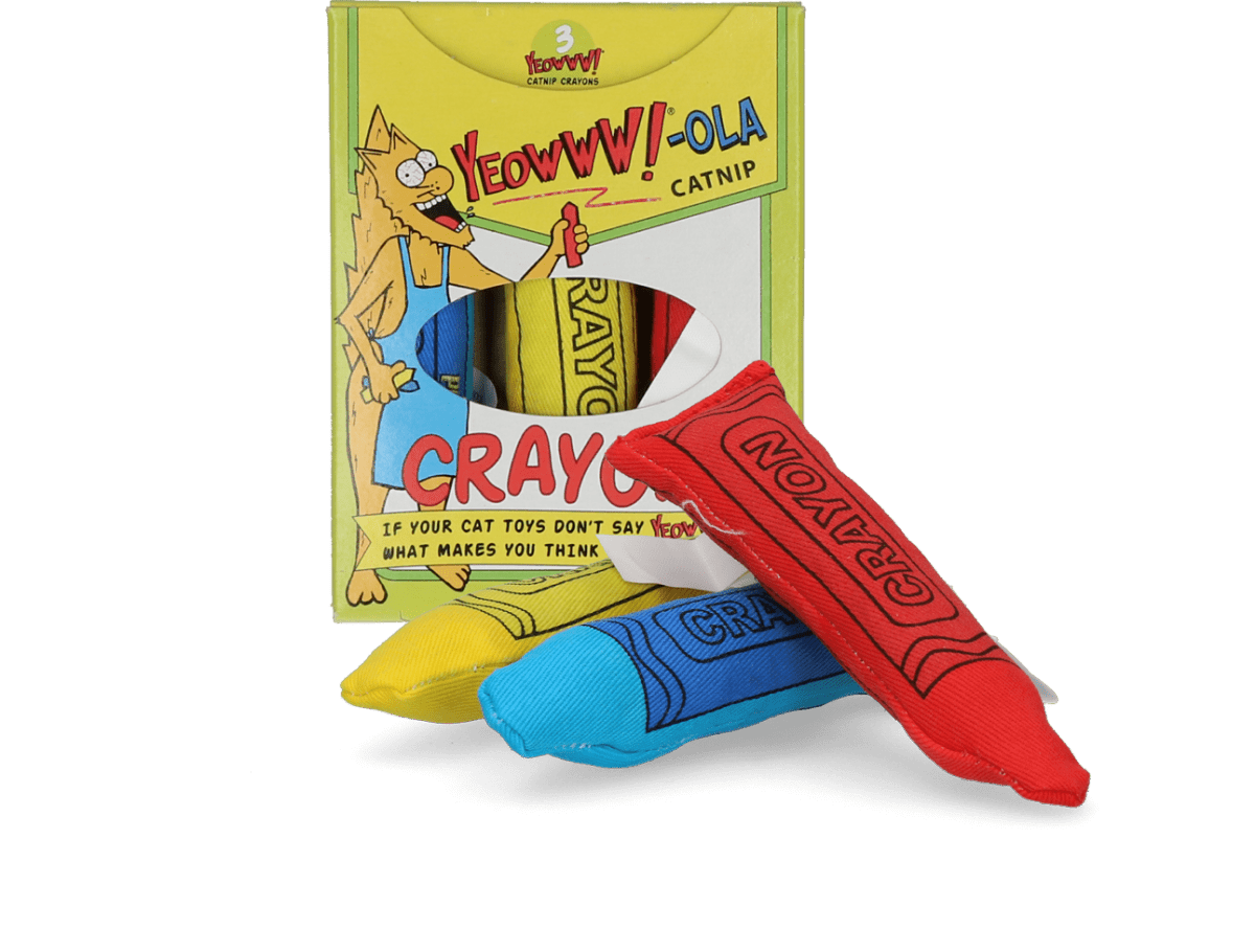 Yeowww ola Crayons Catnip Cat Toy - Pets Perfect