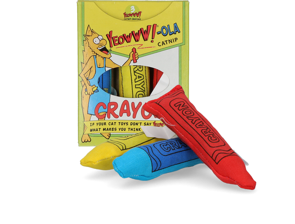 Duckyworld Yeowww! Catnip Crayon 3 pack