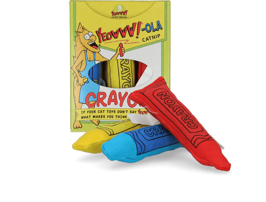 Yeowww ola Crayons Catnip Cat Toy