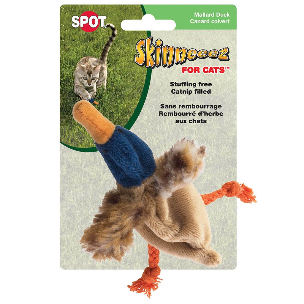 Skinneeez Barnyard Creatures Cat Toy with Catnip Assorted 4.25 in - Pets Perfect